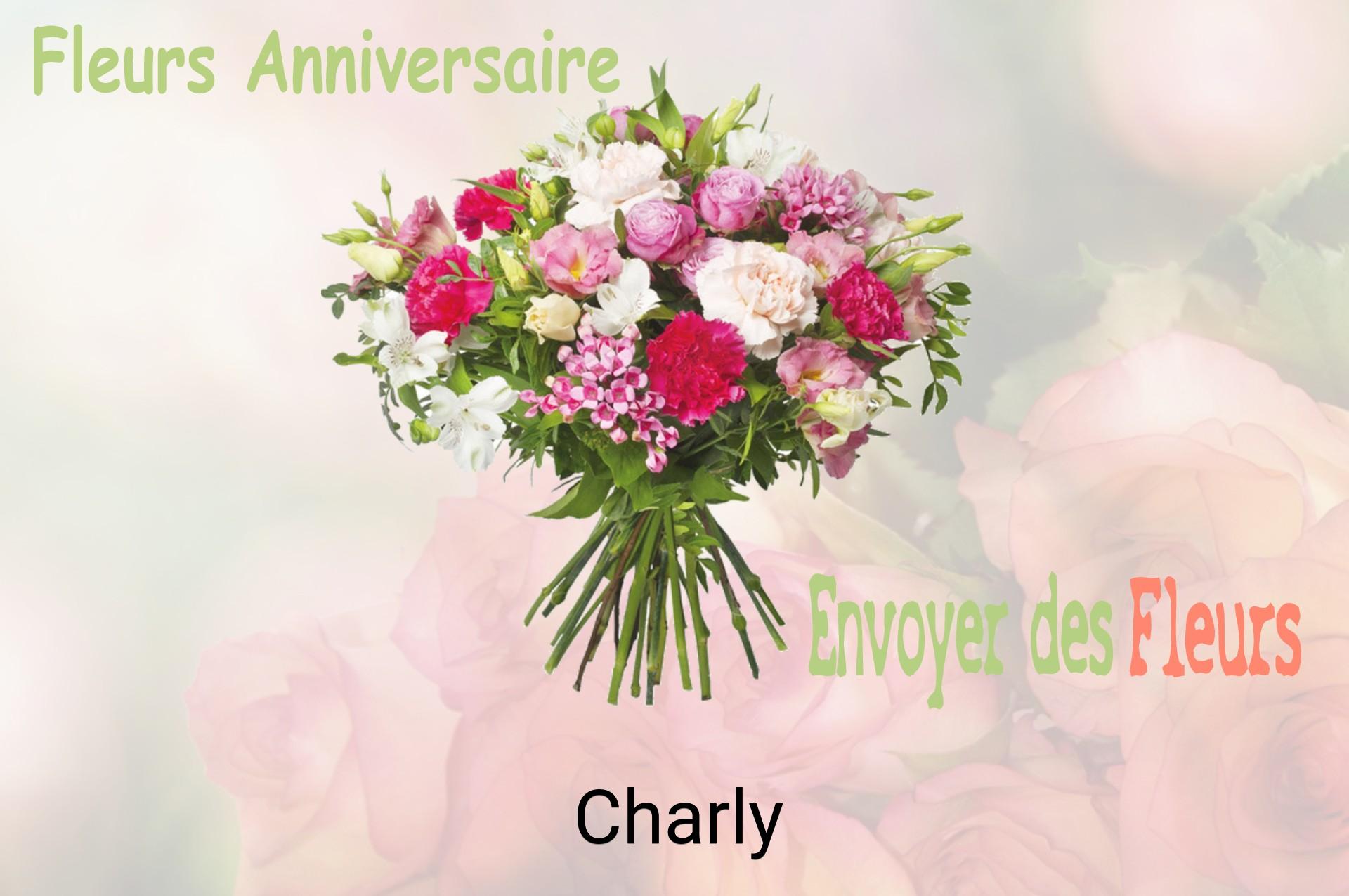 Bouquet de fleurs d’anniversaire livré à Charly