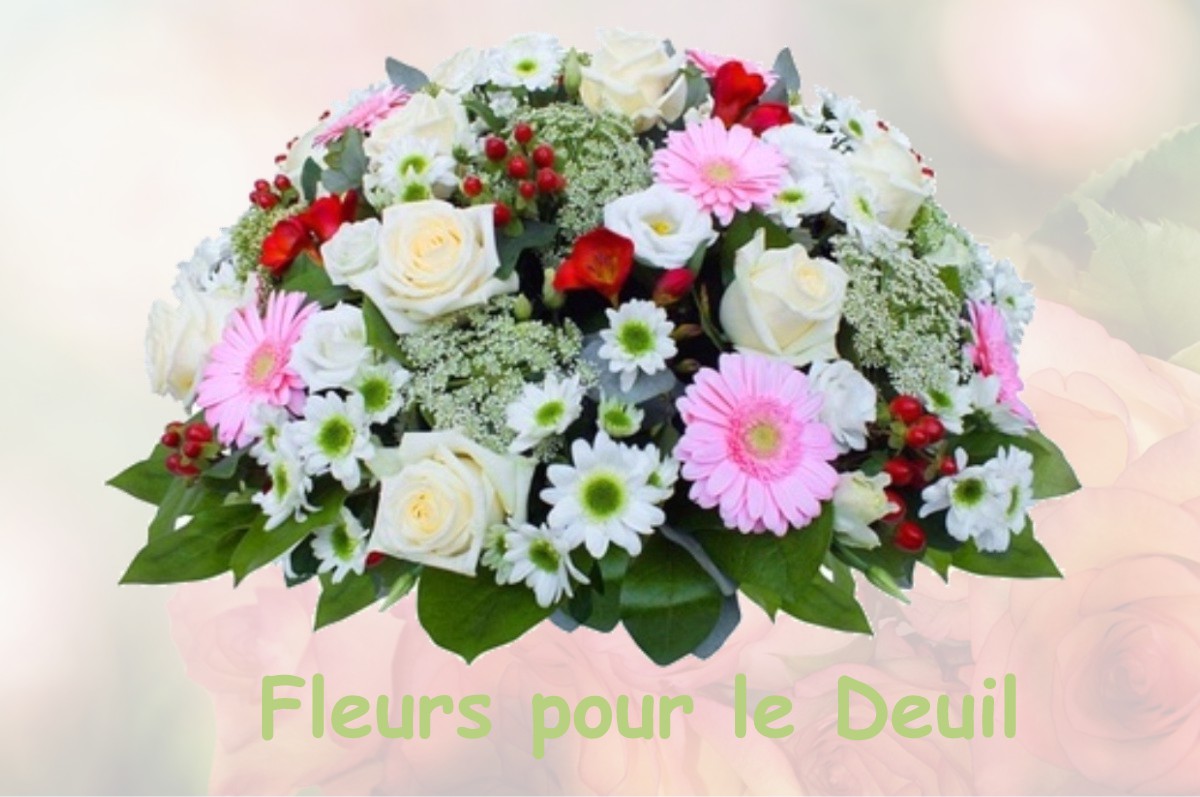 fleurs deuil CHARLY